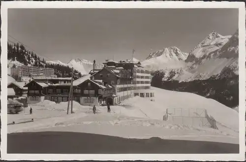 Arosa, Kulmhotel et Hotel Tchougga, incurvé