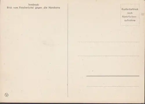 Innsbruck, Patscherkofel contre la chaîne nord, incurvée