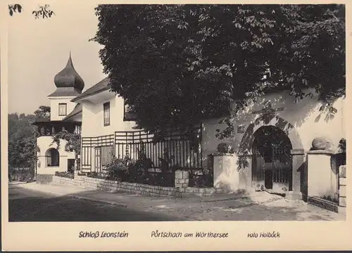 Pörtschach a. Wörthersee, Schloss Leonstein, non couru