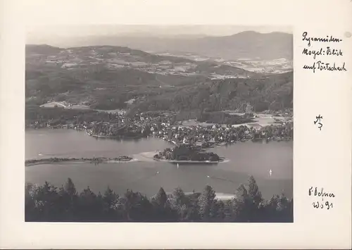 Pörtschach a. Wörthersee, Blick vom Pyramidenkogel, ungelaufen