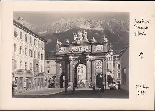 Innsbruck, Triumphpforte, G. Defner, ungelaufen