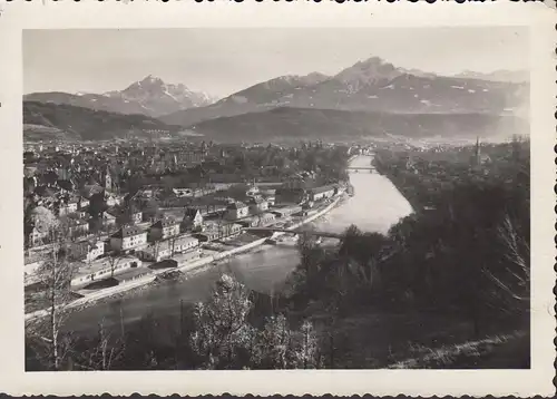 Innsbruck, vue sur Serles et Nordschip, couru en 1950