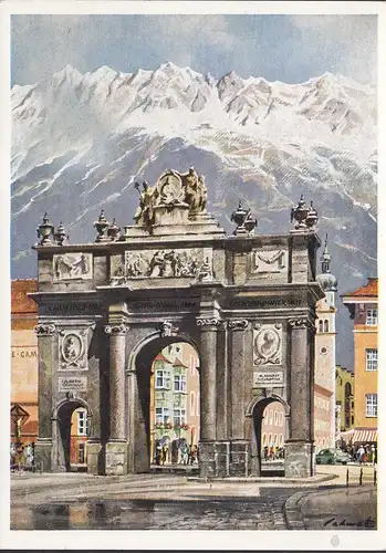 AK Innsbruck, Porte de Triomphe, incurvée