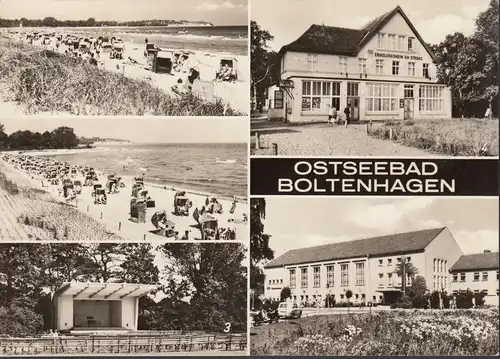 Ostseebad Boltenhagen, Erholungsheim, Strandansichten, gelaufen 1971