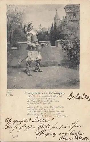 Trompette de Säckingen, couru en 1898