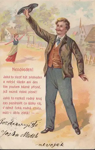 Néodveden! Jaká to slast byt svoboden, couru 1905