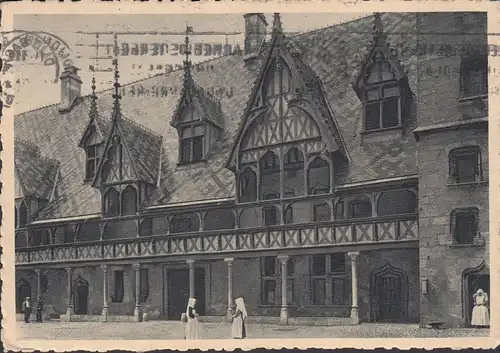 Beaune, Hôtel dieu de Beaune, gelaufen 1954