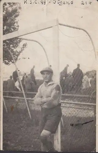 Kölner Sport Club 99- Jugend, Torwart im Tor, gelaufen 1931