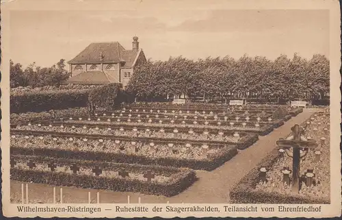Wilhelmshaven, lieu de repos des héros du Skagerrak, cimetière d'honneur, incurvé
