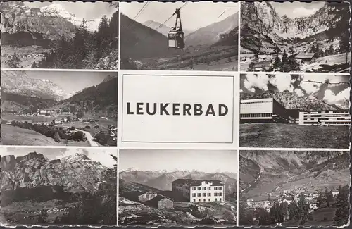 Leukerbad, Mehrbild, gelaufen 1966