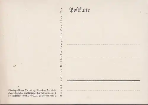 Köln, 14. Deutsches Turnfest 1928, Burgen, ungelaufen