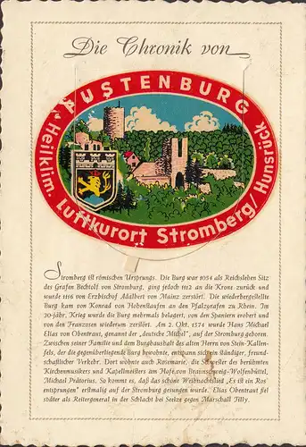 Die Chronik von Stromberg, Fustenburg, Mini- Bilder, ungelaufen