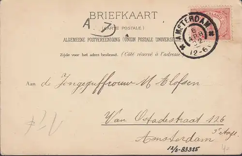 Abrahamson & Van Straaten, Naar de aarde, couru en 1902