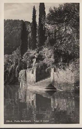 Punta Balbianello, Lago di Côme, incurvée