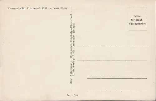 Voralberg, Flexenstrasse, Flexenpass, ungelaufen