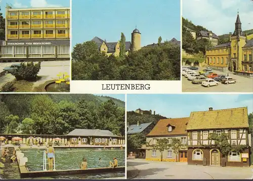 Leutenberg, Erholungsheim, Rathaus, Schwimmbad, ungelaufen
