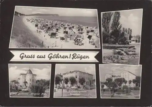 Göhren, Strandhotel, Gaststätte, Erholungsheim, gelaufen 1967