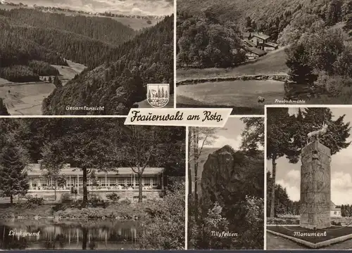 Frauenwald, Monument, Fraubachmühle, Lenkgrund, gelaufen