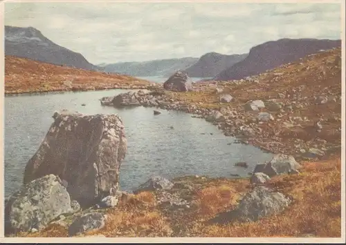 Norwegen, Jotunheimen, Hoyfjell, ungelaufen