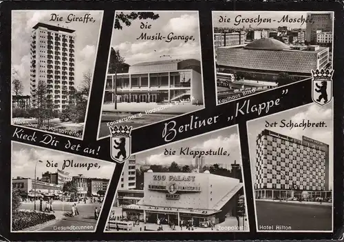 Berlin, Berliner Klappe, gelaufen 1963