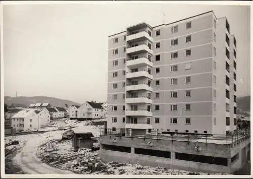 Aalen, Triumphstadt, Hochhaus, Foto- AK, ungelaufen