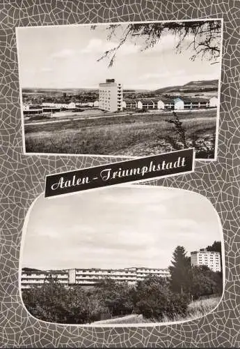 AK Aalen, Triumphstadt, Mehrbild, gelaufen 195?
