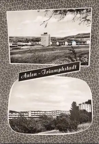 AK Aalen, ville triomphale, multi-images, couru 195 ?