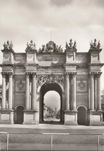 Potsdam, Brandenburger Tor, ungelaufen