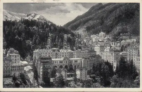 Piscine mondiale Gastin, vue sur la ville, couru en 1939