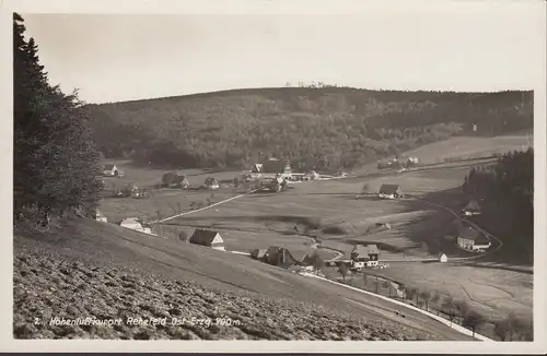 Rehefeld, station thermale, vue urbaine, incurvée