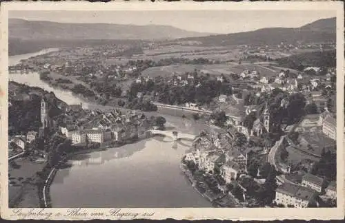Laufenburg am Rhein, Fliegeraufnahme, gelaufen 1935