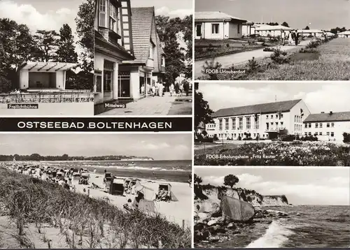 Balte baltique Boltenhagen, scène en plein air, moyen parcours, village de vacances, couru 1977