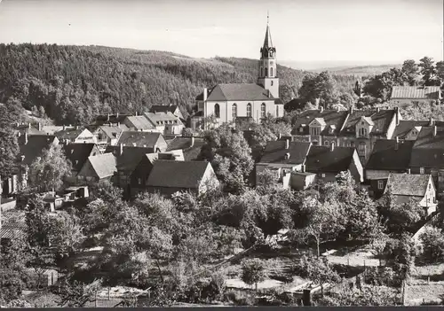 Hartenstein, Stadtansicht, ungelaufen