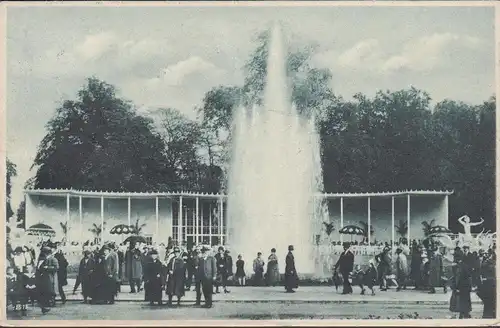 Dresden, Jubiläums Gartenbau Ausstellung, Der Rosenhof, gelaufen 1926