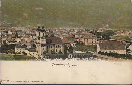 Innsbruck, Stadtansicht, Kirche, ungelaufen