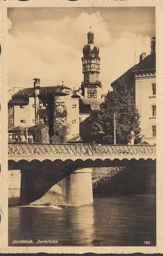 Innsbruck, Innbrücke, Kirche, gelaufen 1934