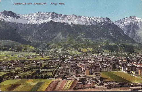 Innsbruck avec Brandjoch, Mme Hitt, incurvée