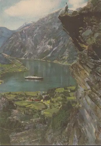 Norge, Geiranger, Flydalsjuvet, inachevé