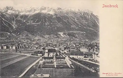 Innsbruck, Stadtansicht, ungelaufen