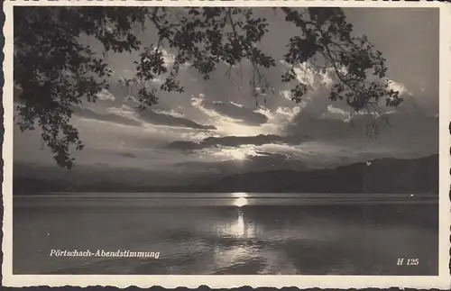 Pörtschach am Wörthersee, Abenstimmung, gelaufen 1941