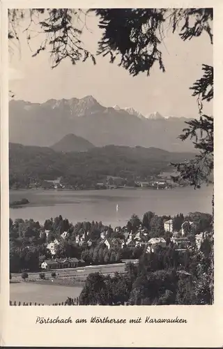 Pörtschach a. Wörthersee, Karawanken, gelaufen 1939