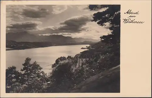 Abend am Wörthersee, gelaufen 1934