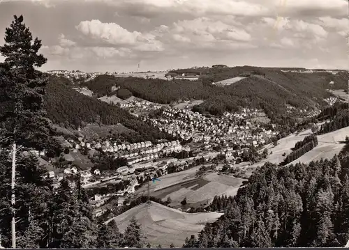 Schramberg, Cinq vallées, vue sur la ville, poste ferroviaire, couru 1962