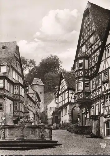 Miltenberg, Schnatterloch mit Brunnen, ungelaufen