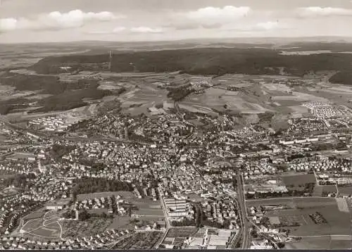 Aalen, Fliegeraufnahme, ungelaufen