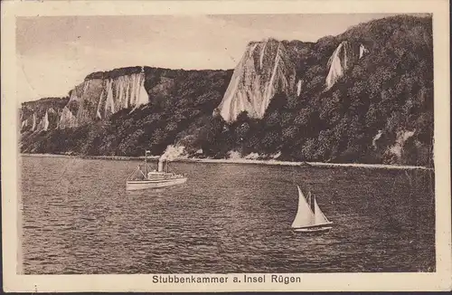 Chambre à bijoux, bateau à vapeur et voilier, couru en 1926