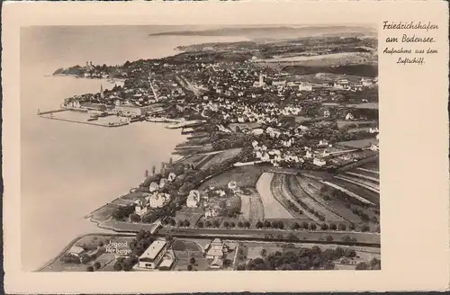 Friedrichshafen, capture aérienne hors du dirigeable, non-fréquemment daté 1936