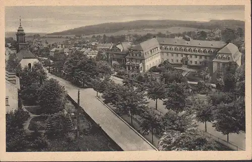 Salle supérieure, bain de radium, vue sur la ville, couru en 1930
