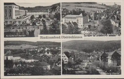 Oberschlema, Kurhotel, Gleesberg Viertel, Badehäuser, ungelaufen