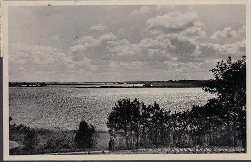 Angerburg, vue de la hauteur du chasseur sur le lac Schwenzait, couru 1941